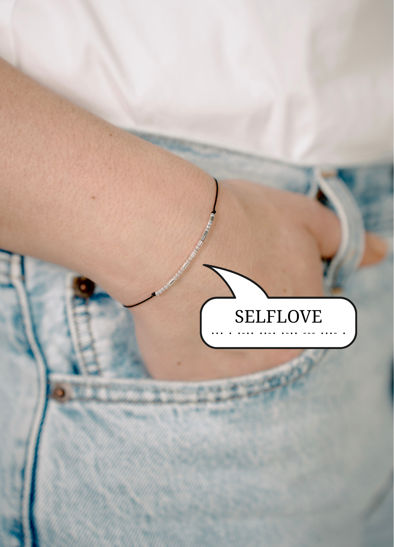 SELFLOVE Armband mit Morsezeichen – ein individuelles Geschenk mit Bedeutung