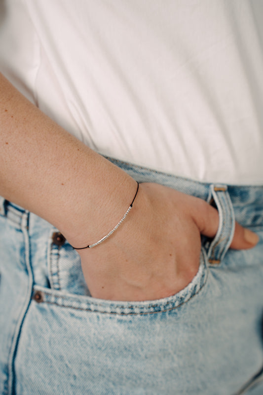 Personalisiertes Armband mit Morsezeichen und deinem Wunschtext – ein individuelles Geschenk mit Bedeutung