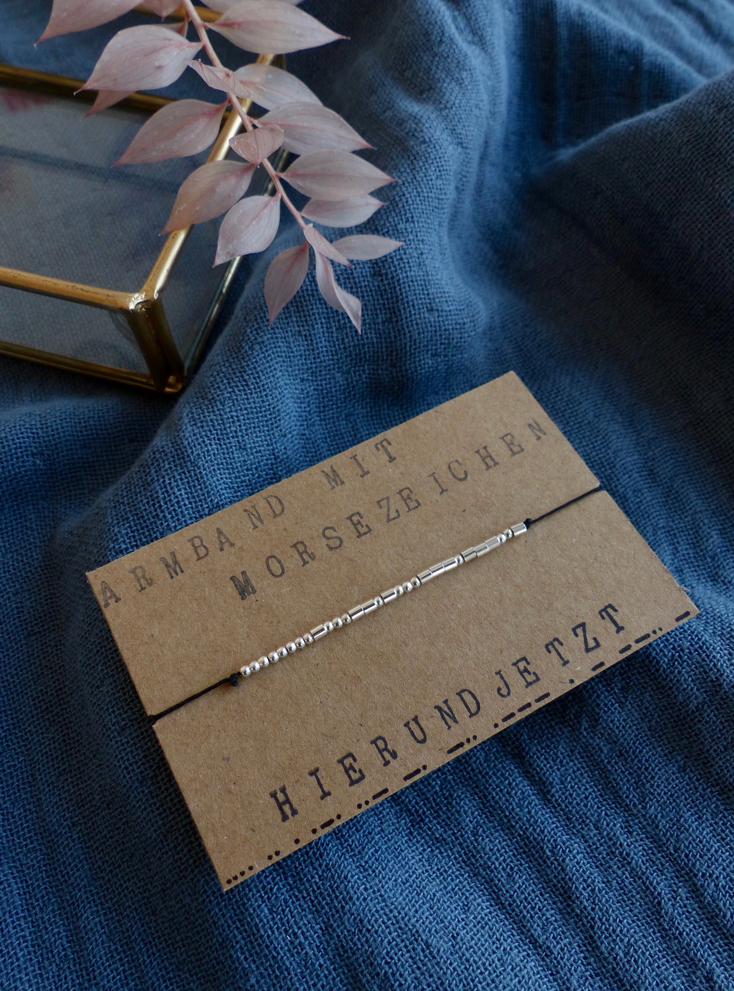 Personalisiertes Armband mit Morsezeichen und deinem Wunschtext – ein individuelles Geschenk mit Bedeutung